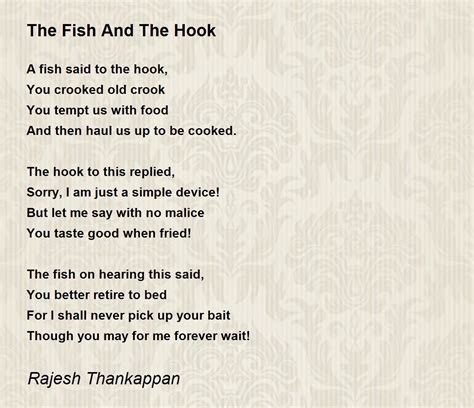 fish hook poem